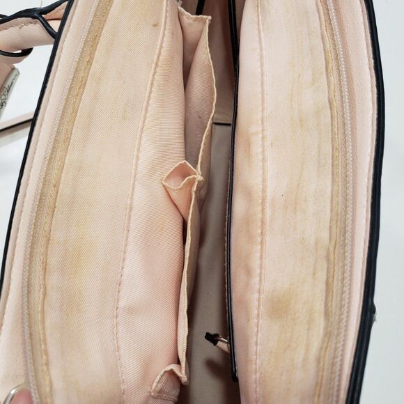 Libby Edelman Pink Satchel with Adjustable Strap for Shoulder Bag and Crossbody - Picture 8 of 12
